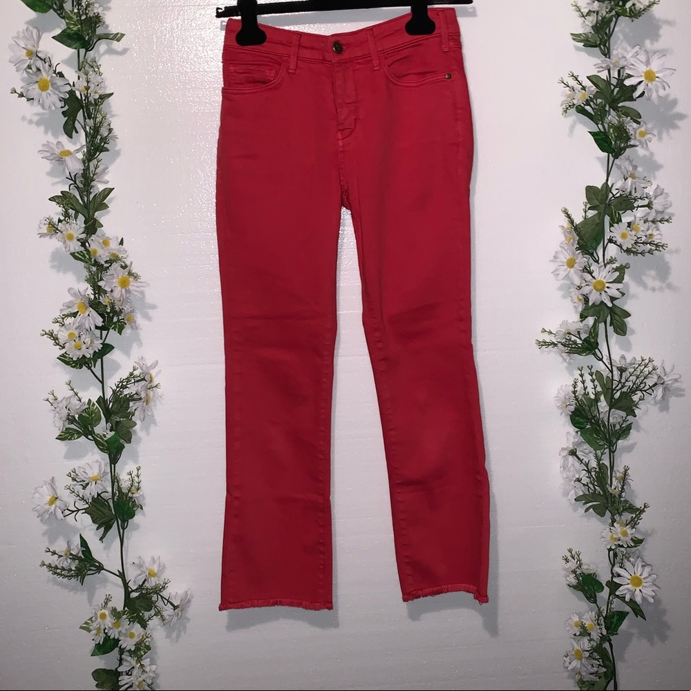 ANTHROPOLOGIE PILCRO red jean